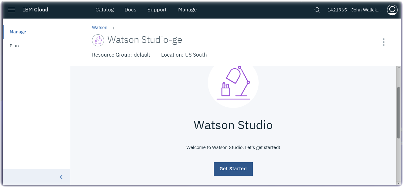 Watson Studio Launch screenshot
