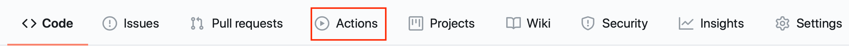 GitHub menu
